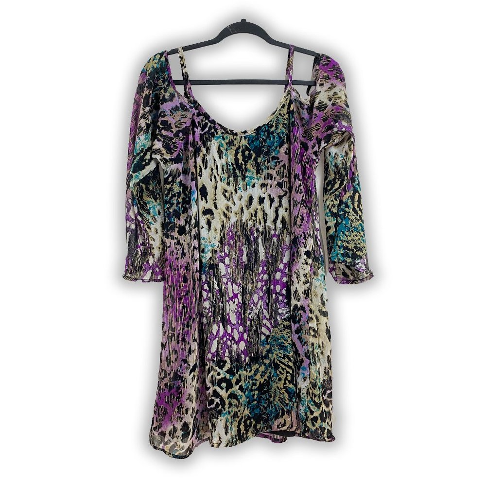 Wet Seal Sheer Mini Dress L